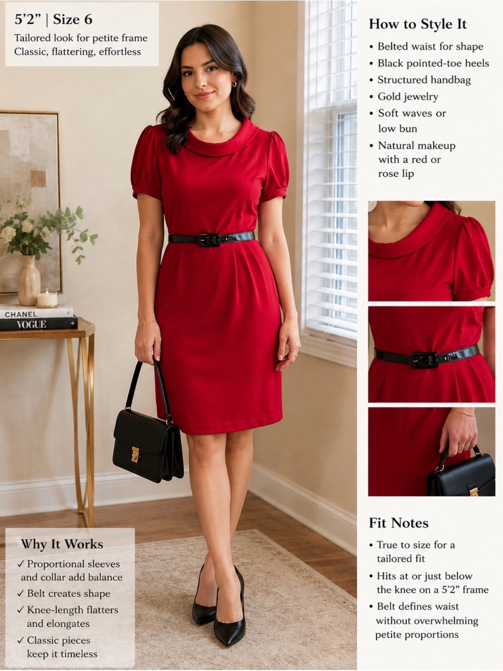 Calvin Klein Red Dress